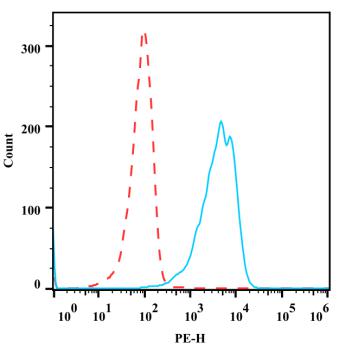 Anti-Human CD55, PE (Clone: JS11) - 结果示例图片